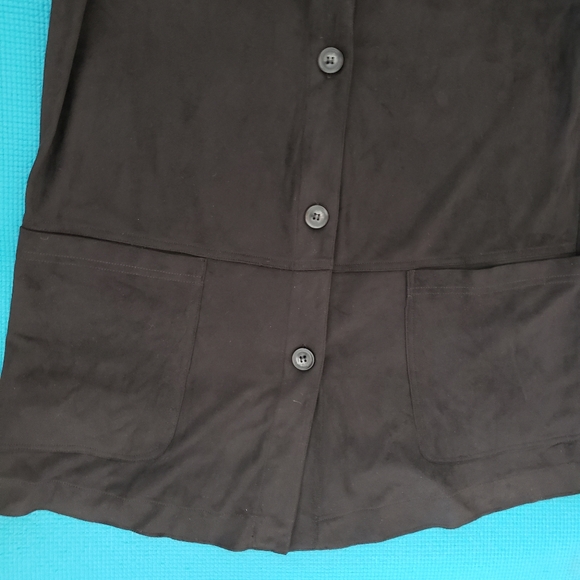 Faux Suede Jacket - Picture 11 of 14